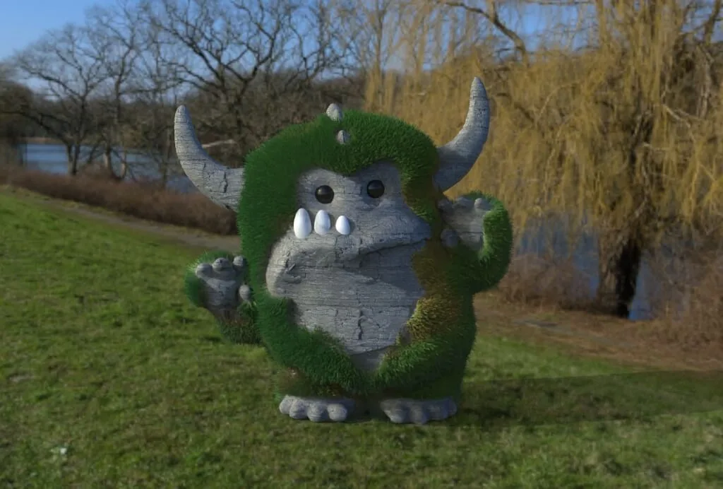 Grass monster – keyshot.12