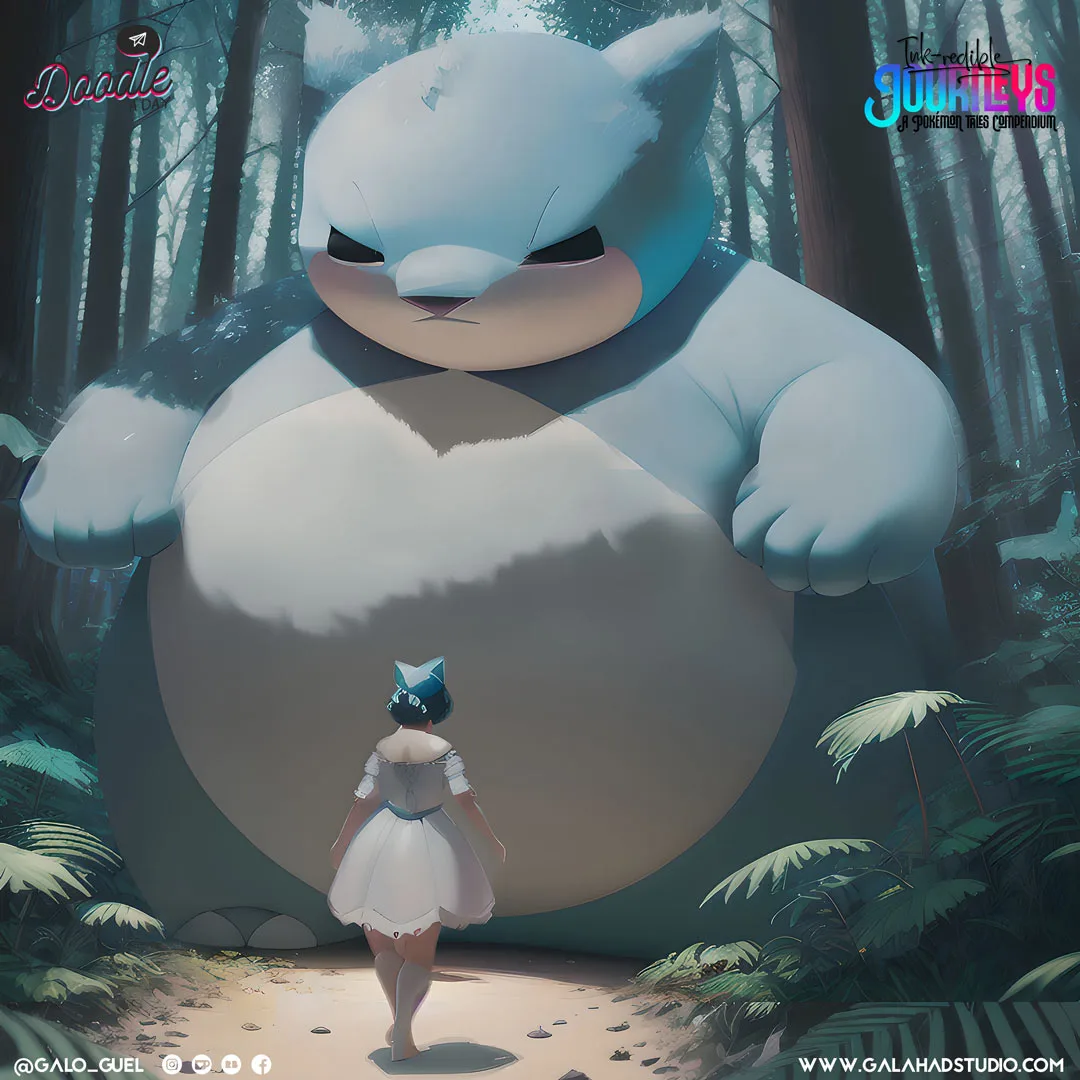 04-Inktober-2023-Ink-redible-Journeys-Snorlax